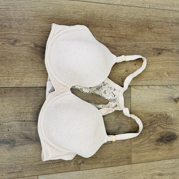 Soma Embraceable Racerback Beige T Shirt Bra Women’s Size 34DD - Picture 1 of 5